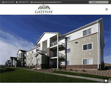 Tablet Screenshot of gatewayapartments.us